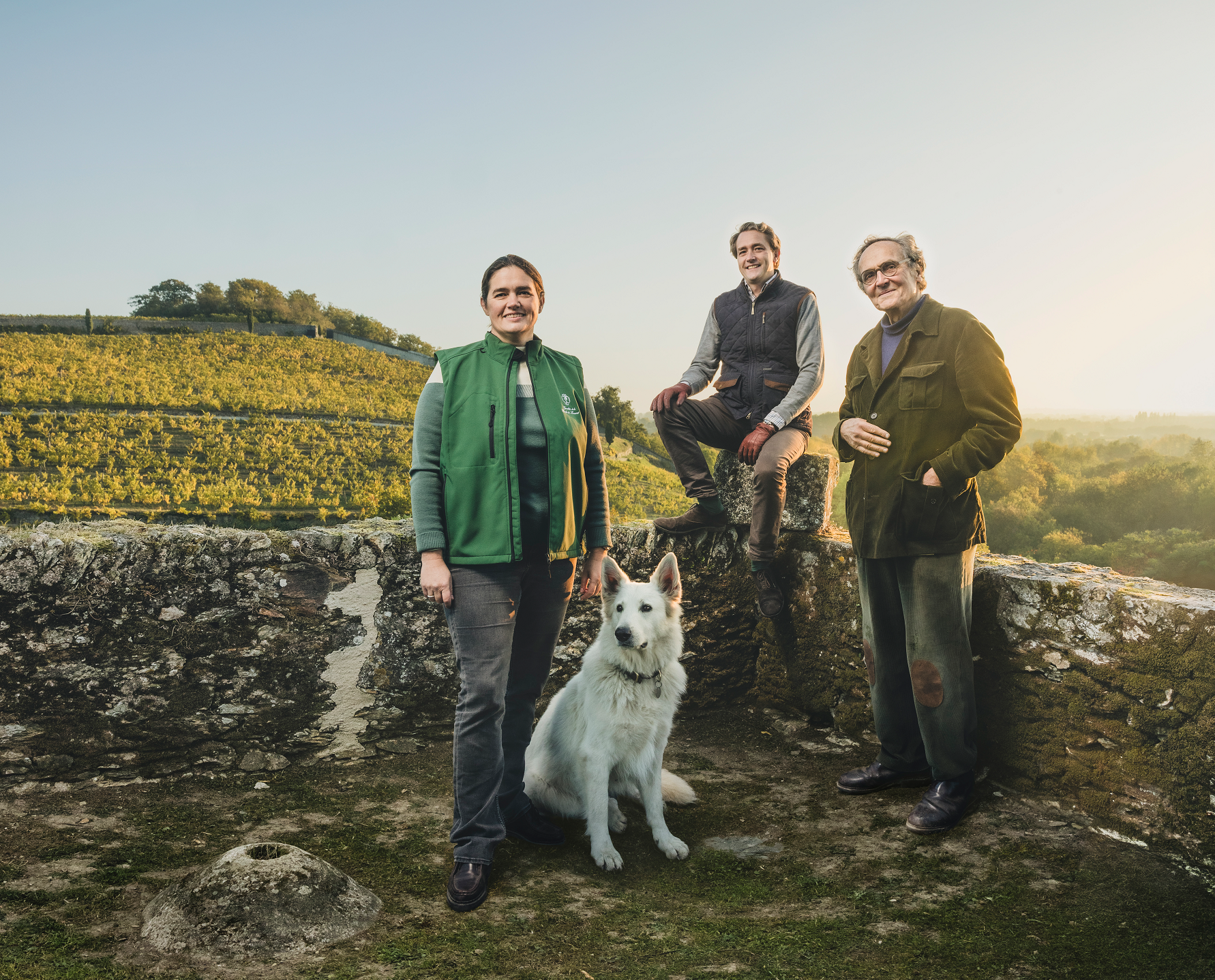 Nicolas, Virginie et Vincent Joly. Photographie de Christophe Martin